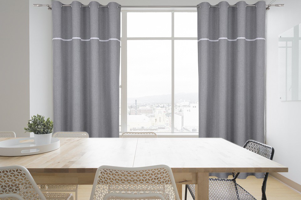 Zasłona Malaga – Szary Zasłona Malaga – Szary