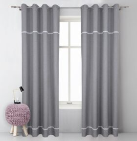 Zasłona Malaga – Szary