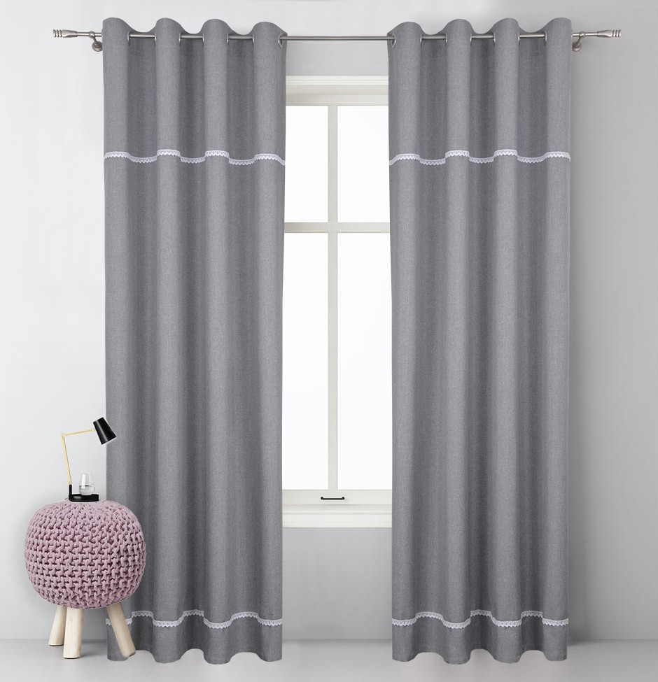 Zasłona Malaga – Szary Zasłona Malaga – Szary