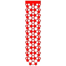 Ażur Dekor Pionowy wz.1 – Czerwony