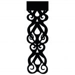 Ażur Dekor Pionowy wz.2 – Czerwony