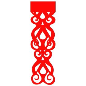 Ażur Dekor Pionowy wz.2 – Czerwony