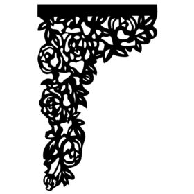 Ażur Dekor Narożny wz.1 – Czarny