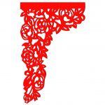 Ażur Dekor Narożny wz.1 – Czarny