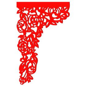 Ażur Dekor Narożny wz.1 - Czerwony