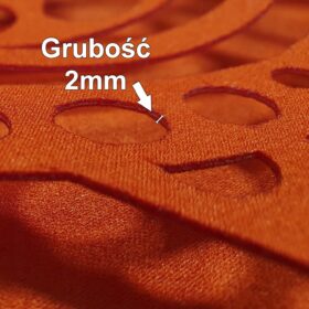 Ażur Dekor Narożny wz.3 – Czerwony