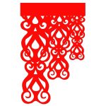 Ażur Dekor Narożny wz.3 – Ekri