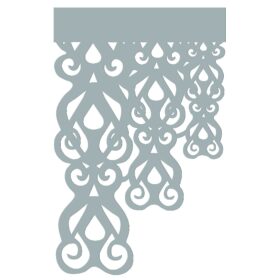 Ażur Dekor Narożny wz.3 – Szary