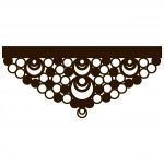 Ażur ozdobny wz.1 – Ciemny żółty