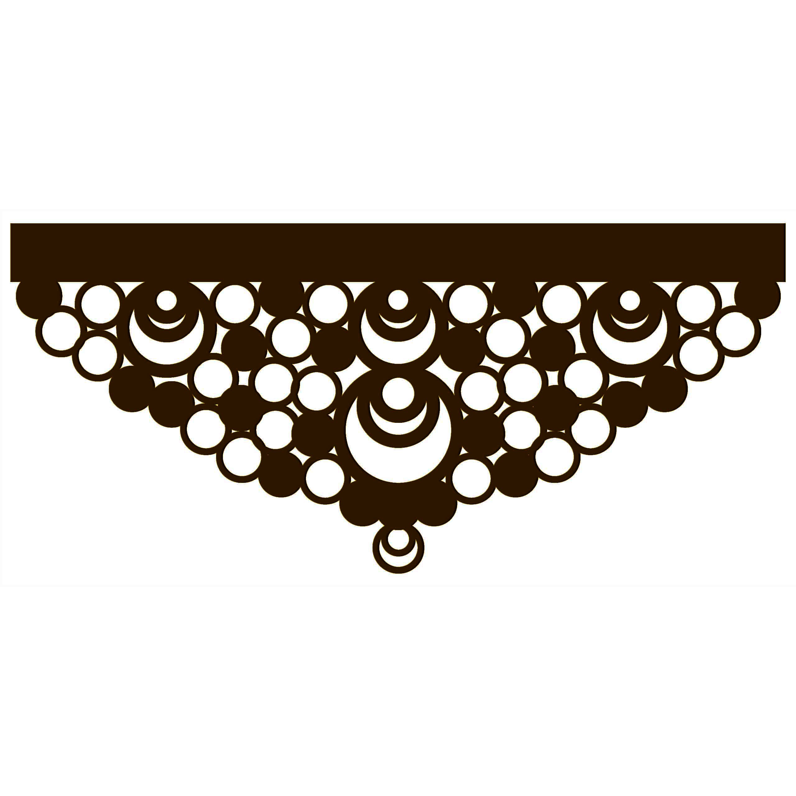 Ażur ozdobny wz.1 – Brązowy Ażur ozdobny wz.1 – Brązowy