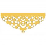 Ażur ozdobny wz.1 – Ciemny żółty