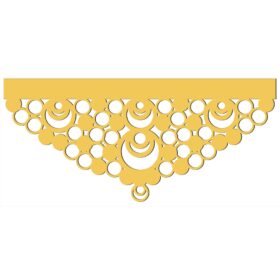 Ażur ozdobny wz.1 – Ciemny żółty