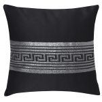 Poszewka Rodos Lux – Czarny Srebro Poszewka Rodos Lux – Czarny Srebro