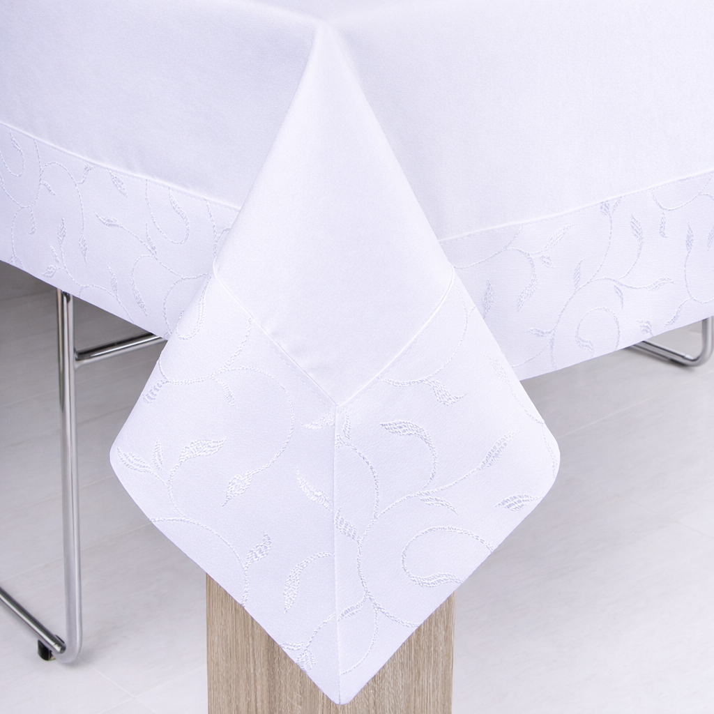 Obrus Azalia – Biały Obrus Azalia – Biały