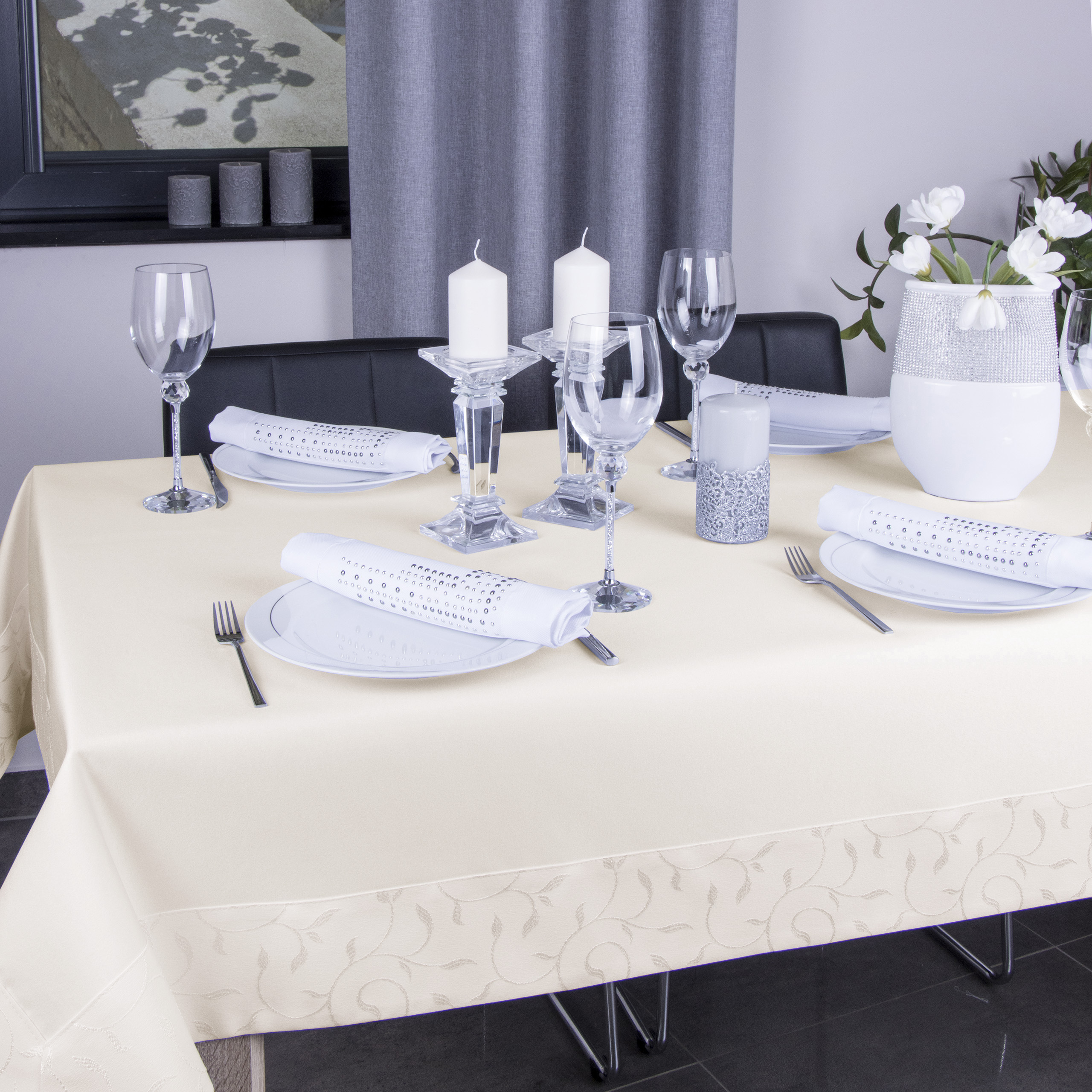 Obrus Azalia – Beż Obrus Azalia – Beż