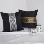 Poszewka Rodos Lux – Czarny Srebro Poszewka Rodos Lux – Czarny Srebro