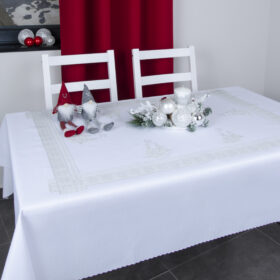 Obrus Świąteczny BN17 – Biel