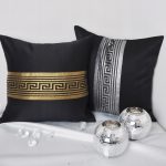 Poszewka Rodos Lux – Czarny Srebro Poszewka Rodos Lux – Czarny Srebro