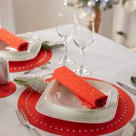 Podkładka Glamour 40 cm koło – Czerwona Podkładka Glamour 40 cm koło – Czerwona