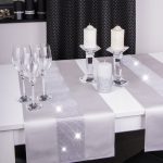 Bieżnik Cyrkonia – Szary ze srebrnym Bieżnik Cyrkonia – Szary ze srebrnym