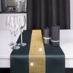 Bieżnik Cyrkonia – Czarny ze srebrną listwą