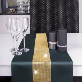 Bieżnik Cyrkonia – Ciemna zieleń ze złotym