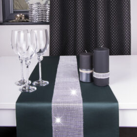 Bieżnik Cyrkonia – Ciemna zieleń ze srebrnym