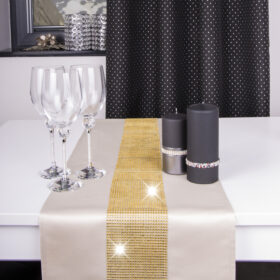 Bieżnik Cyrkonia – Beż ze złotym