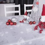 Obrus Świąteczny choinki BN/LM19 – Szary