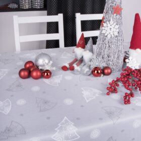 Obrus Świąteczny choinki BN/LM19 – Szary Obrus Świąteczny choinki BN/LM19 – Szary