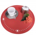Podkładka Glamour 40 cm koło – Czerwona Podkładka Glamour 40 cm koło – Czerwona