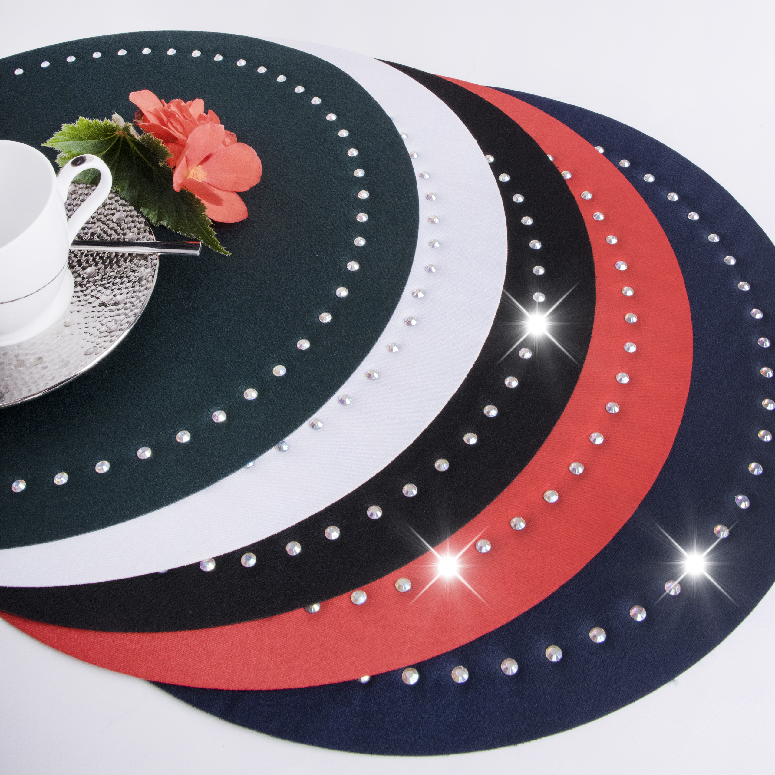 Podkładka koło Glamour – Ciemna zieleń Podkładka koło Glamour – Ciemna zieleń