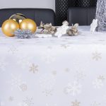 Obrus Świąteczny Śnieżynki – Biel Obrus Świąteczny Śnieżynki – Biel