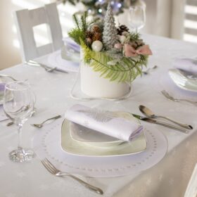 Podkładka koło Glamour – Biel