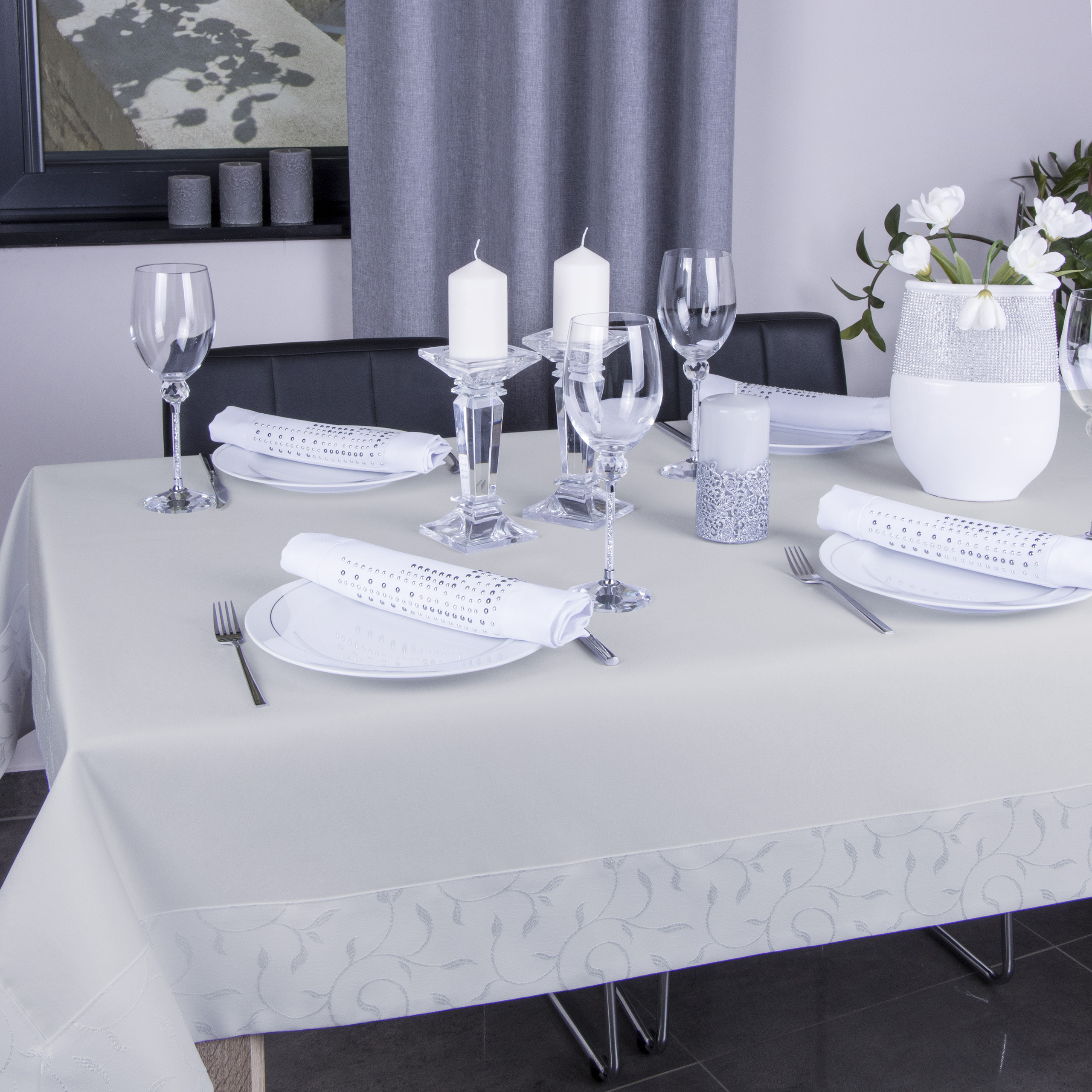 Obrus Azalia – Szary Obrus Azalia – Szary