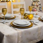 Bieżnik świąteczny Gold Silver Gwiazdki – Złoto Bieżnik świąteczny Gold Silver Gwiazdki – Złoto