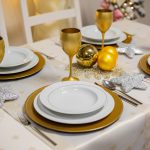 Bieżnik świąteczny Gold Silver Gwiazdki – Złoto Bieżnik świąteczny Gold Silver Gwiazdki – Złoto