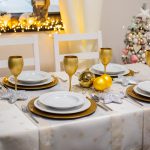 Bieżnik świąteczny Gold Silver Gwiazdki – Złoto Bieżnik świąteczny Gold Silver Gwiazdki – Złoto