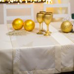 Pas świąteczny Gold Silver Choinka – Złoto