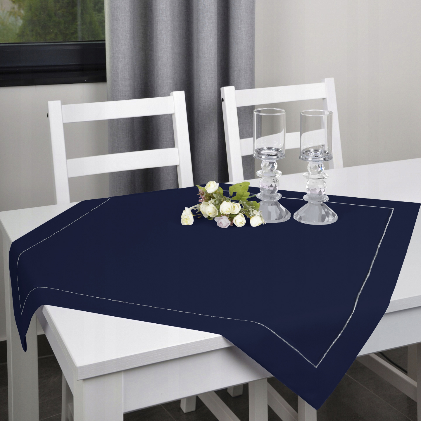 Serweta Panama Lux – Granat ze srebrnym Serweta Panama Lux – Granat ze srebrnym