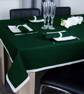 Obrus Malaga – Ciemna zieleń