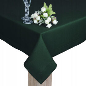 Obrus Panama – Ciemna zieleń