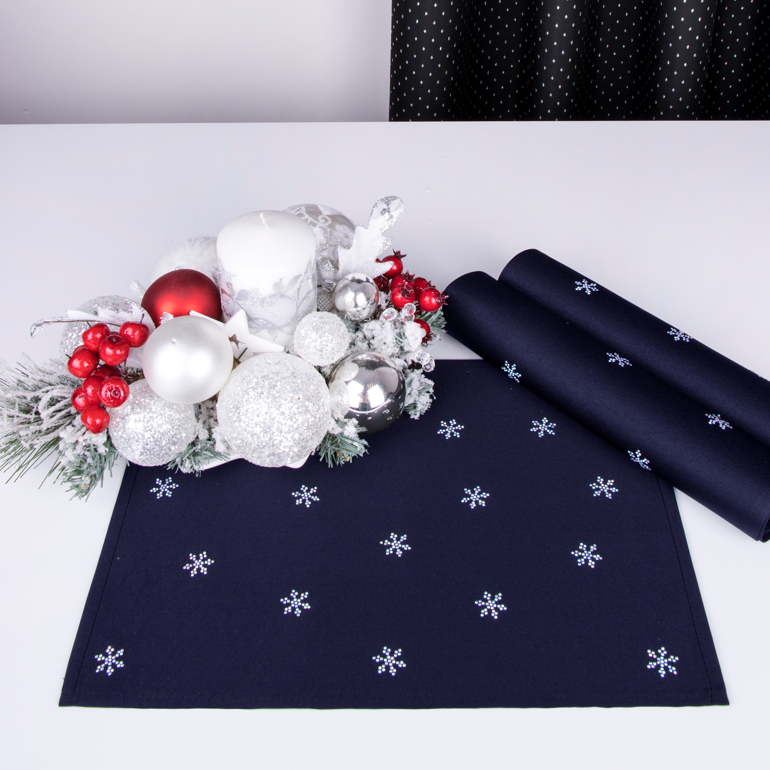 Podkładki Gwiazdki – Granatowe Podkładki Gwiazdki – Granatowe