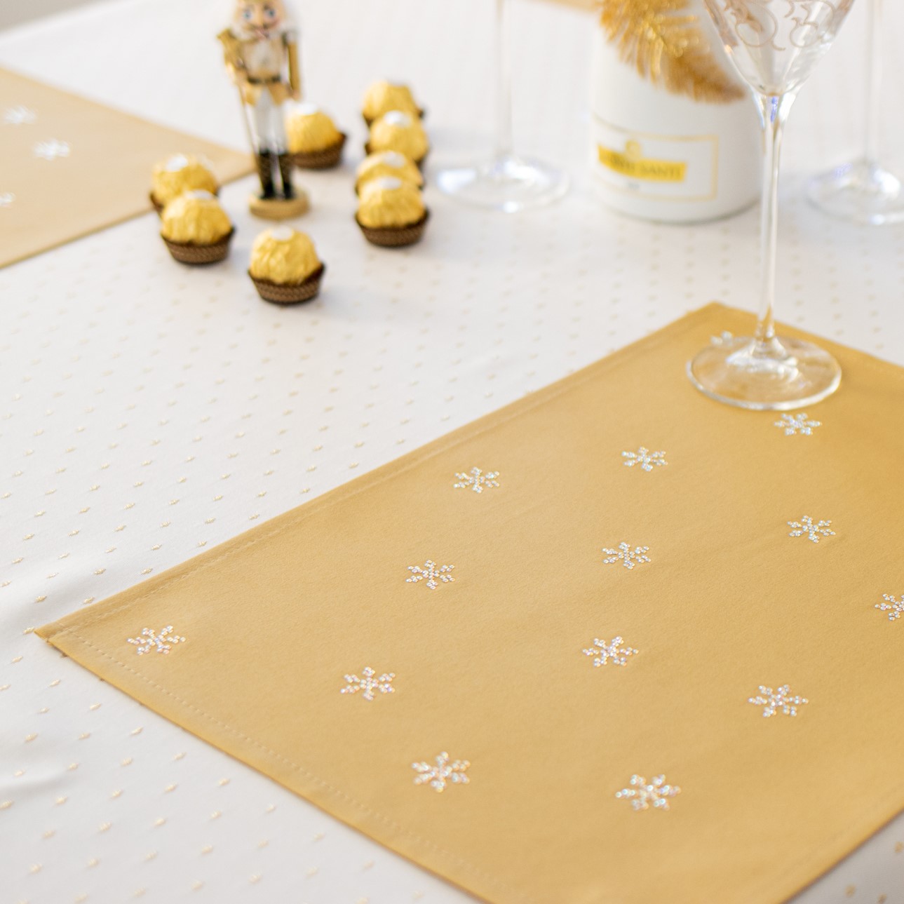 Podkładki Gwiazdki – Złoto Podkładki Gwiazdki – Złoto