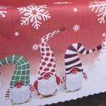 Obrus świąteczny Krasnal – Czerwony