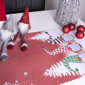 Pas świąteczny Krasnal – Czerwony Pas świąteczny Krasnal – Czerwony