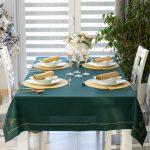 Obrus świąteczny Jodełka – Ciemna zieleń Obrus świąteczny Jodełka – Ciemna zieleń