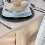 Bieżnik Brokat Lux – Srebro