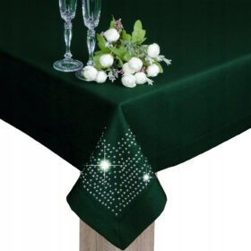 Obrus Panama Decor – Ciemna zieleń Obrus Panama Decor – Ciemna zieleń