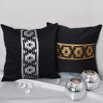 Poszewka Vega Lux – Czarny Srebro Poszewka Vega Lux – Czarny Srebro